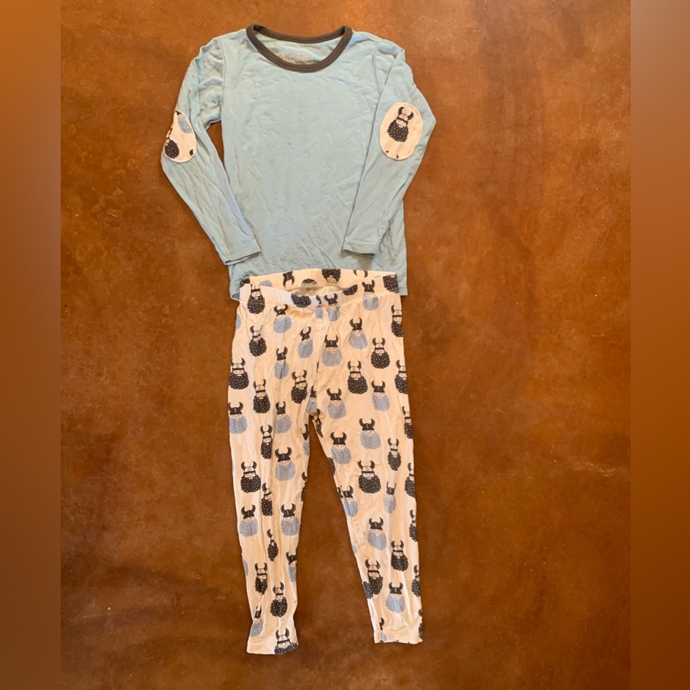 Bestaroo used 3T pajamas blue and white